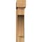 Ekena Millwork Westlake Block Rough Sawn Bracket w/ Offset Brace, Western Red Cedar, 8"W x 34"D x 38"H BKT0806X34X38WTL05RWR - alternate 3
